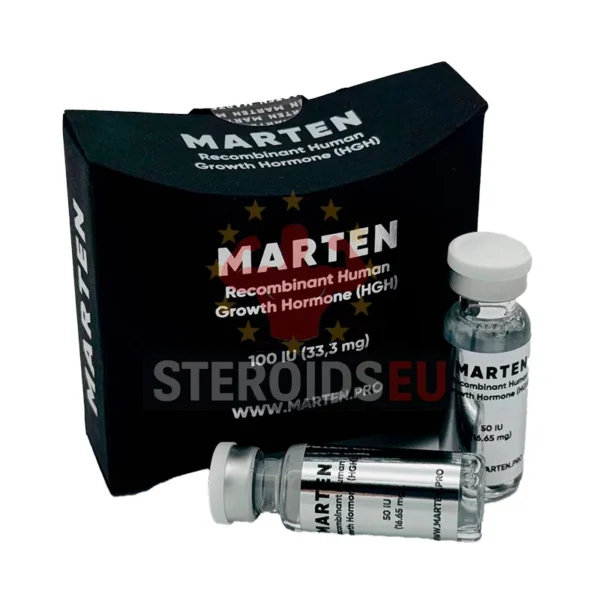 HGH Somatropin / Liquid Marten 50IUx2 vials /100 IU - Steroids EU
